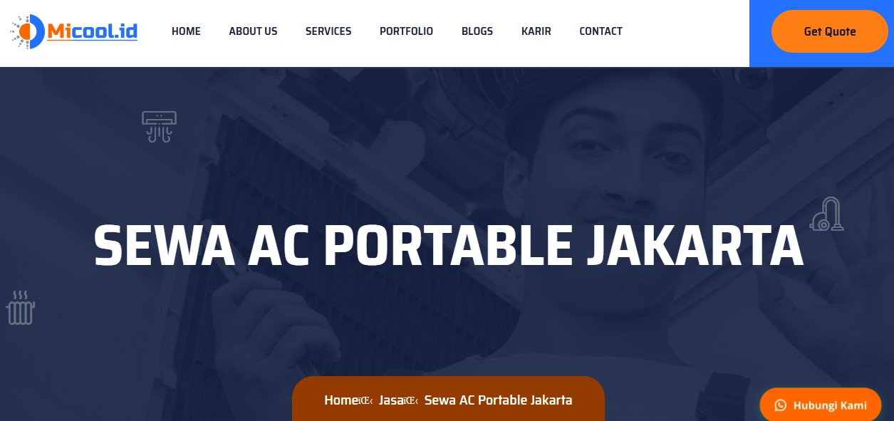 sewa ac portable jakarta